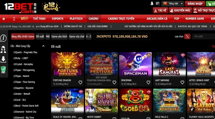 Game casino 12bet có gì hấp dẫn?